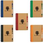SH6100 Eco-Inspired Spiral Notebook & Pen With Custom Imprint